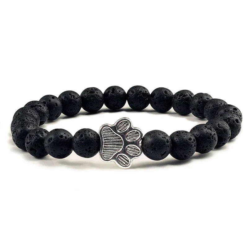 Naiara - Pearl Paw Print Bracelet