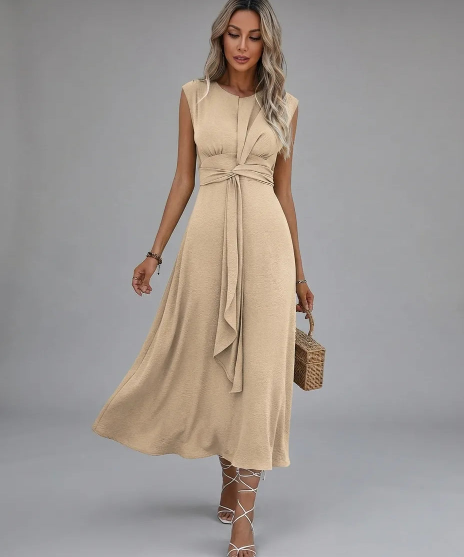 Verdara - Sculpt Tie Midi Dress