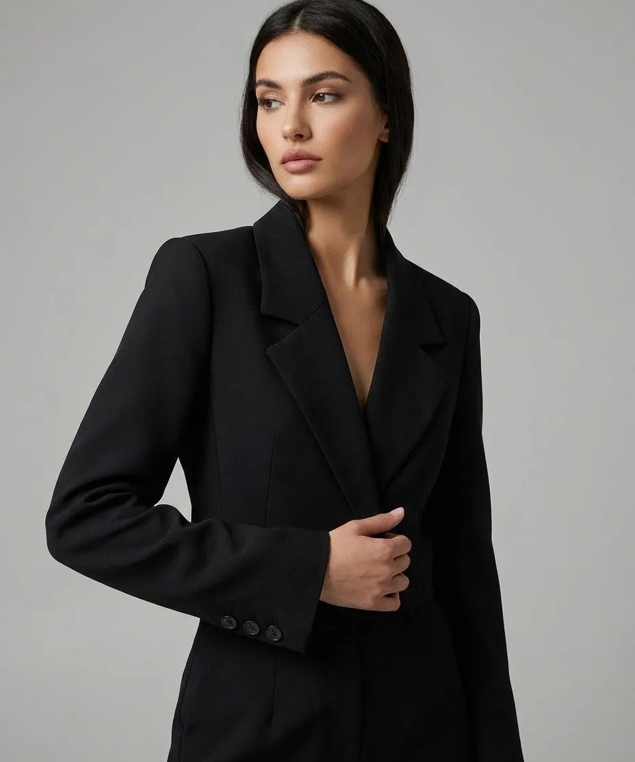 Nika - Cropped Tail Blazer