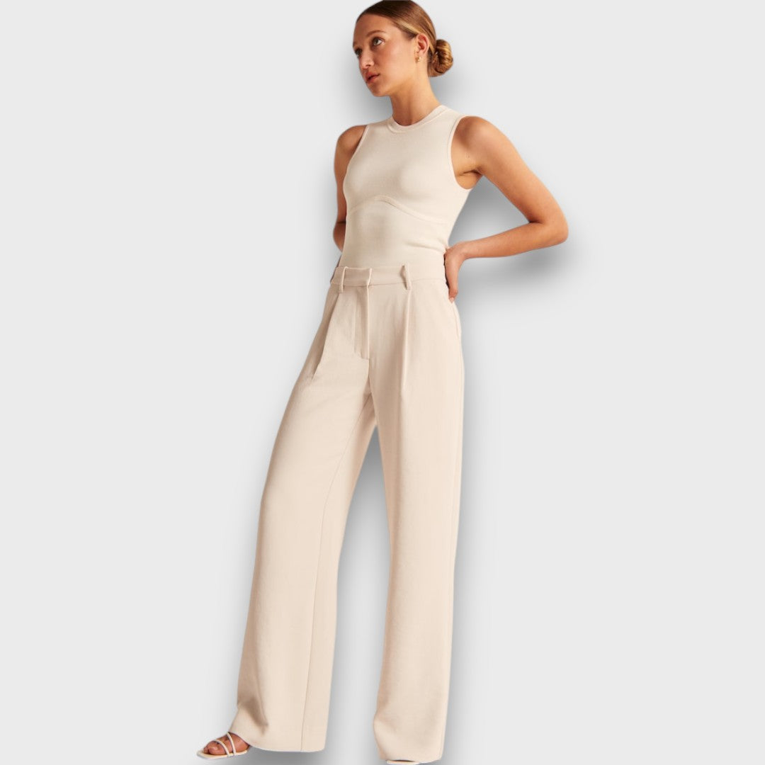 Alva – Wide-Leg High-Waisted Pants
