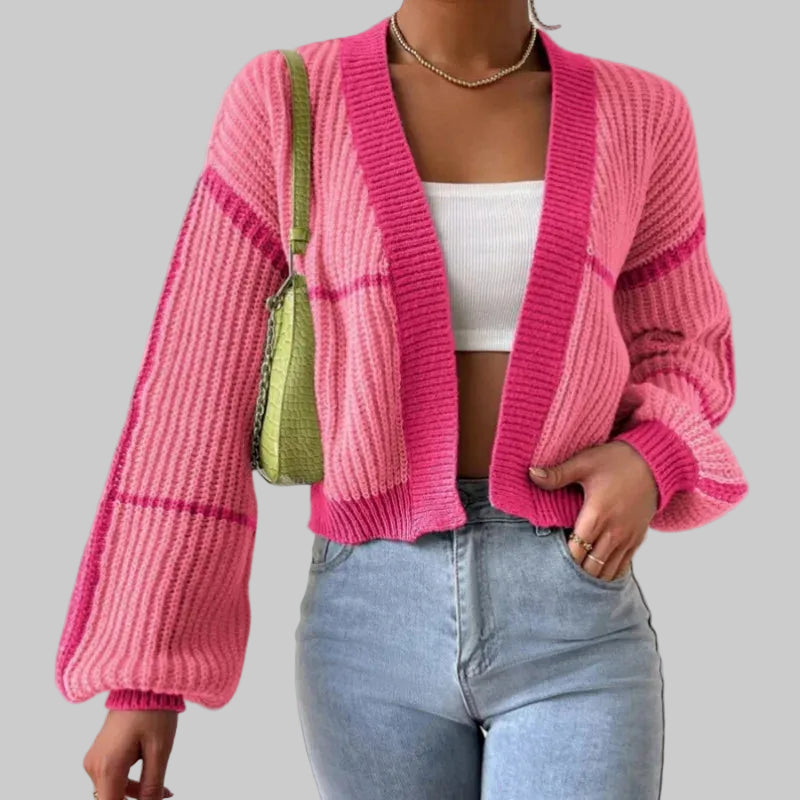 Luma - Cropped Knit Cardigan