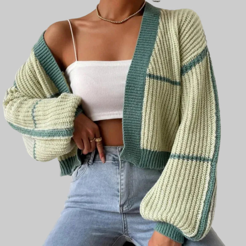 Luma - Cropped Knit Cardigan