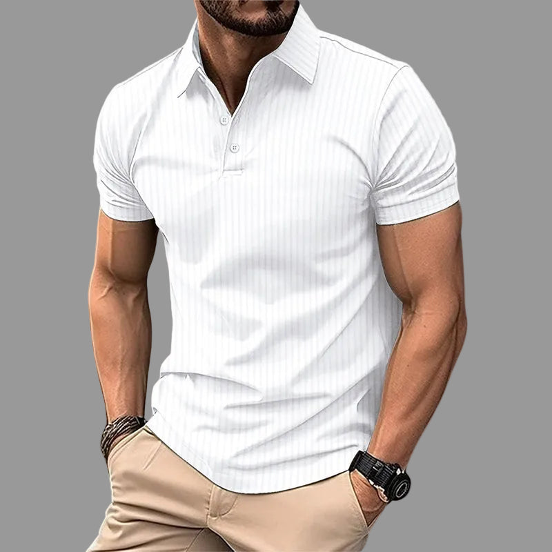 Savio - Textured Polo Shirt