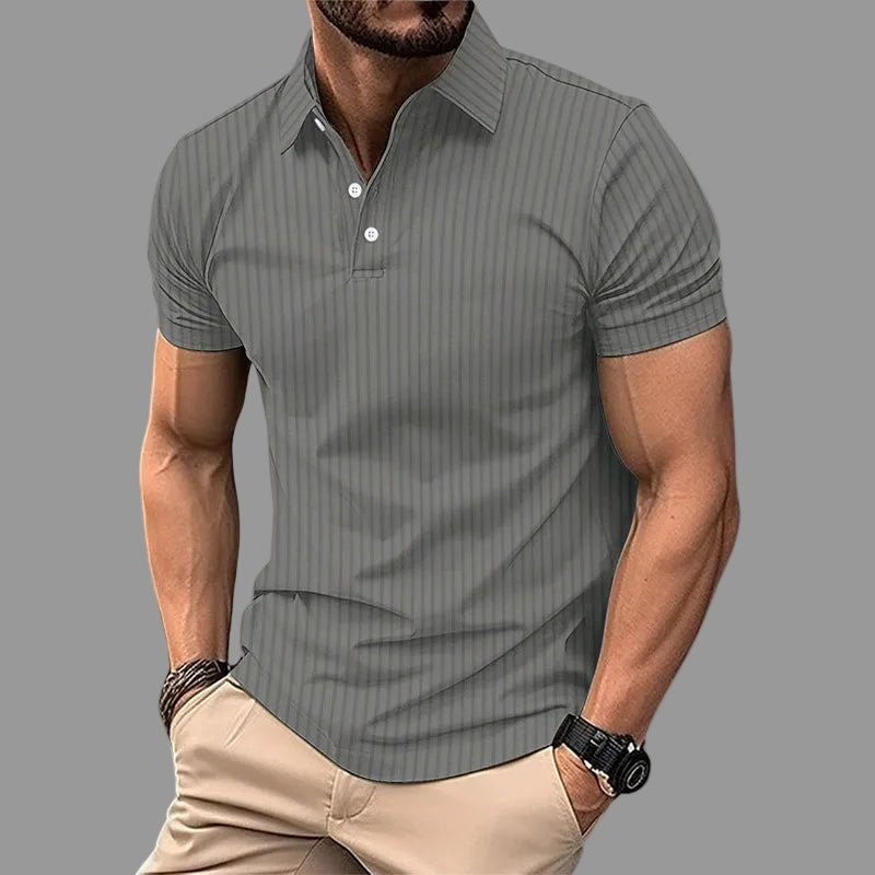 Savio - Textured Polo Shirt