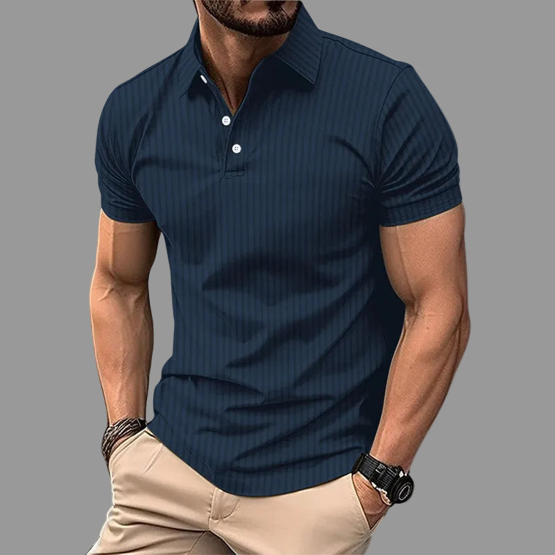Savio - Textured Polo Shirt
