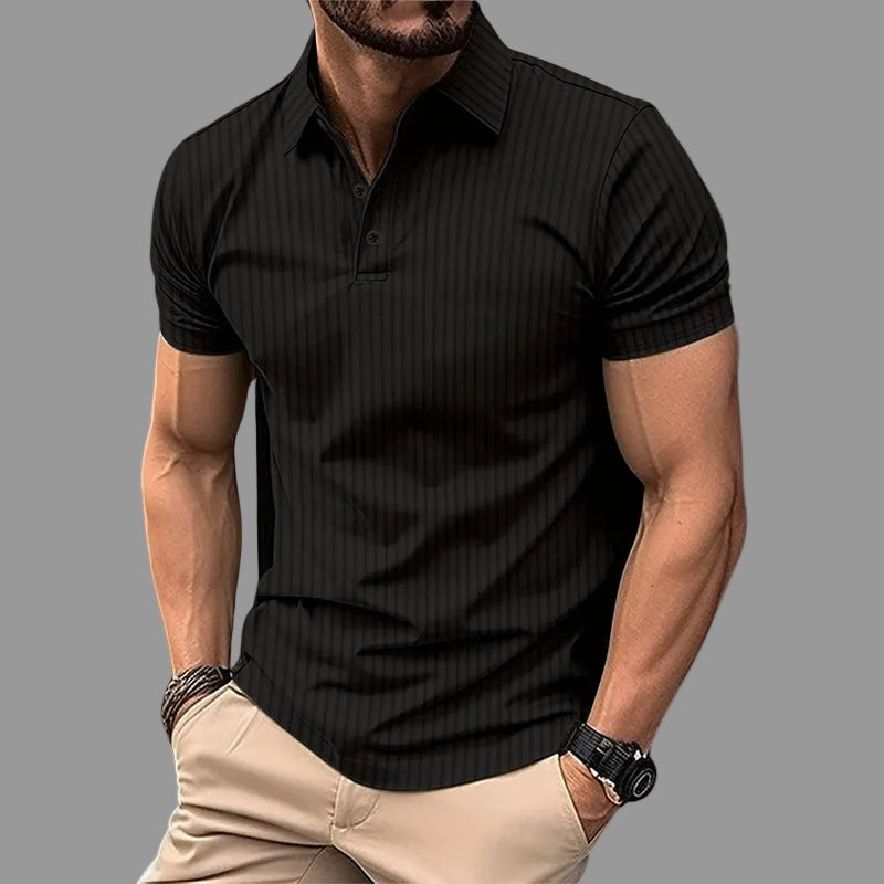 Savio - Textured Polo Shirt