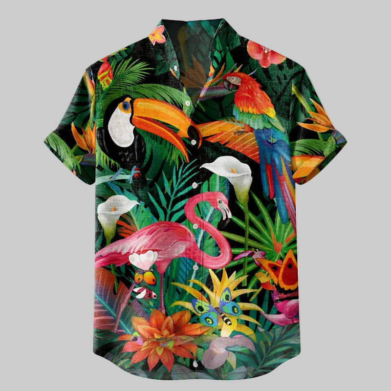 Solis - Tropical Print Shirt