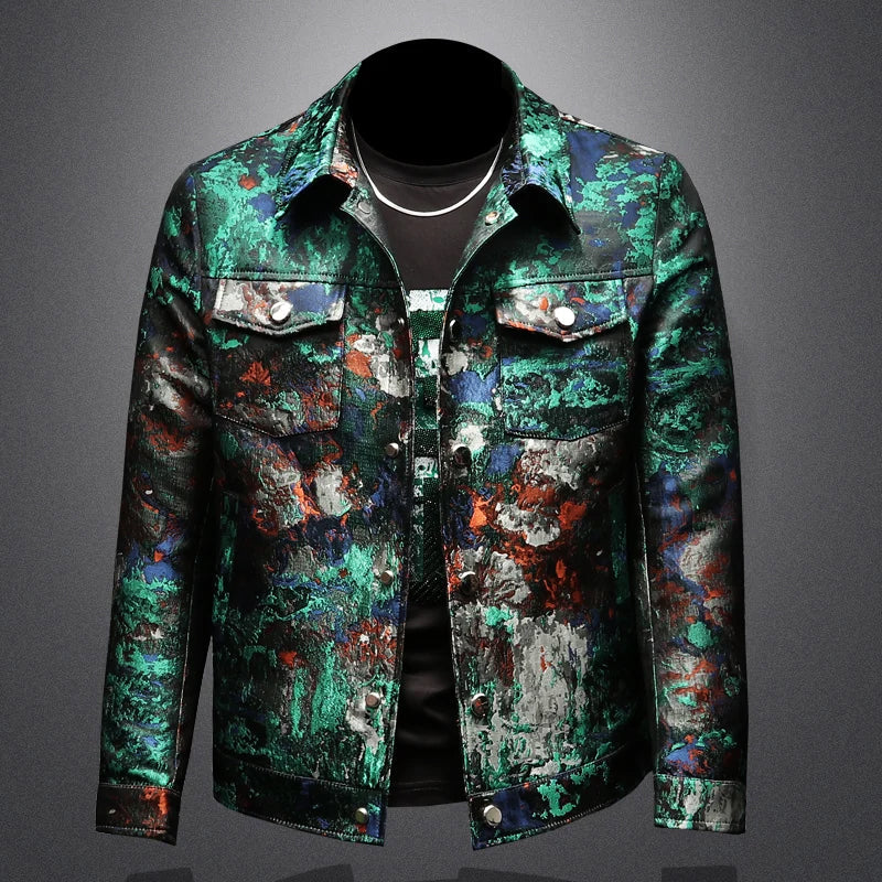 Orion - Abstract Denim Jacket