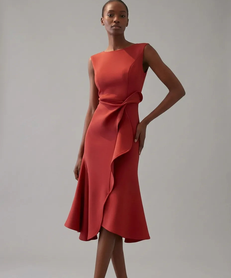 Valéra - Sculpt Ruffle Midi