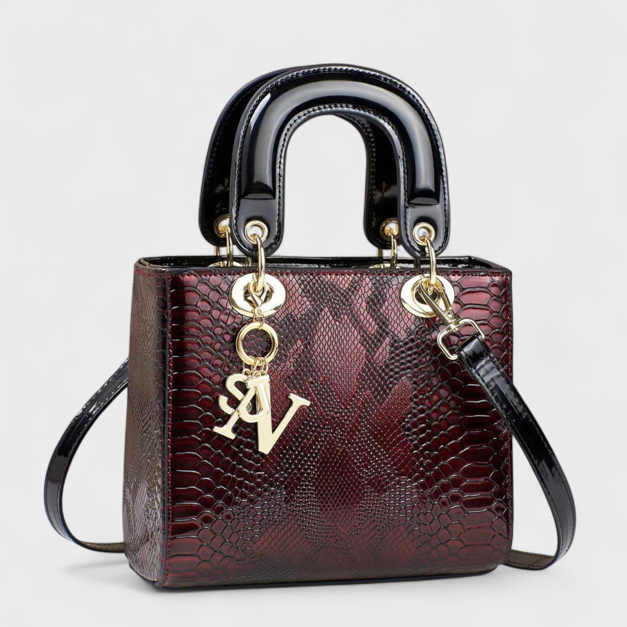 Virena - Croc Luxe Handbag