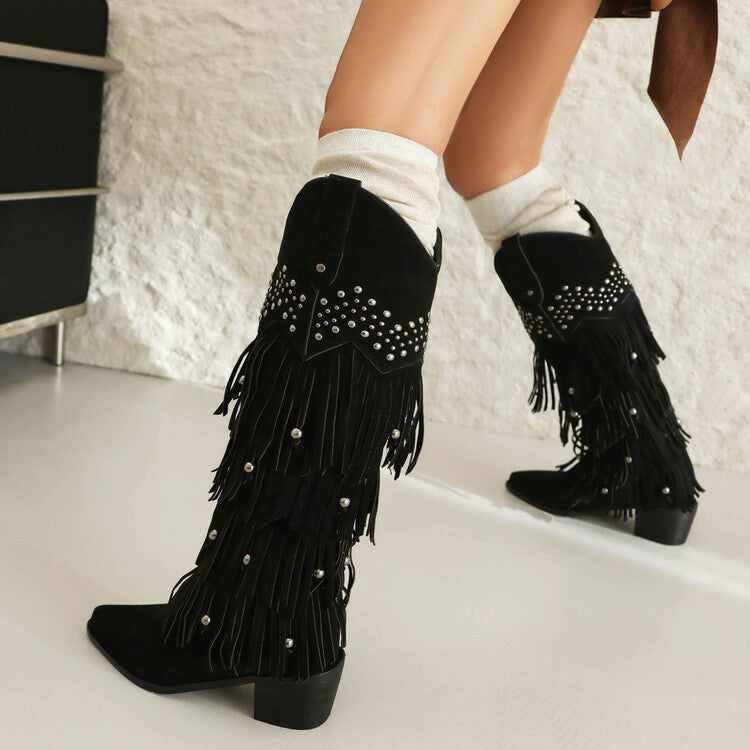 Rovena - Fringe Statement Boots