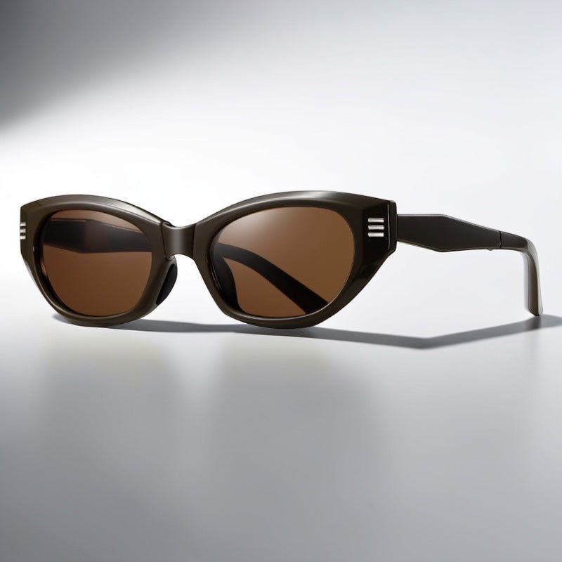 Torina - Oval Tortoiseshell Sunglasses
