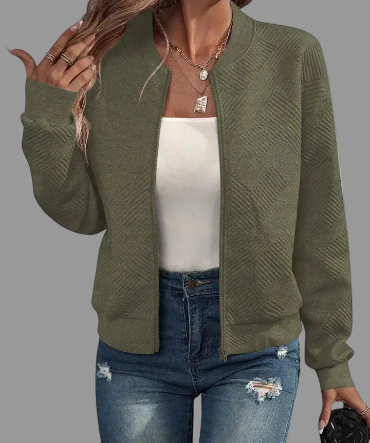 Eluna – Textured Zip Jacket