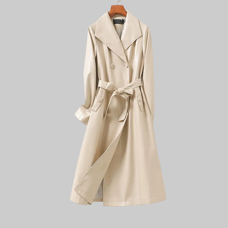 Valora - Leather Trench Coat