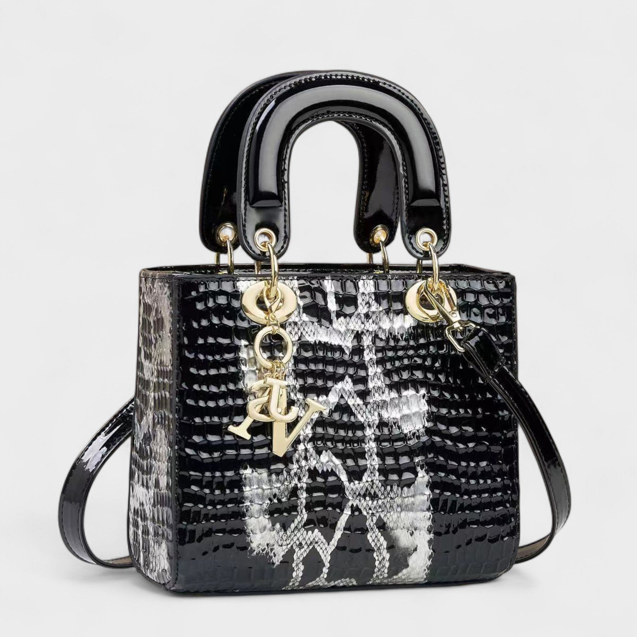 Virena - Croc Luxe Handbag