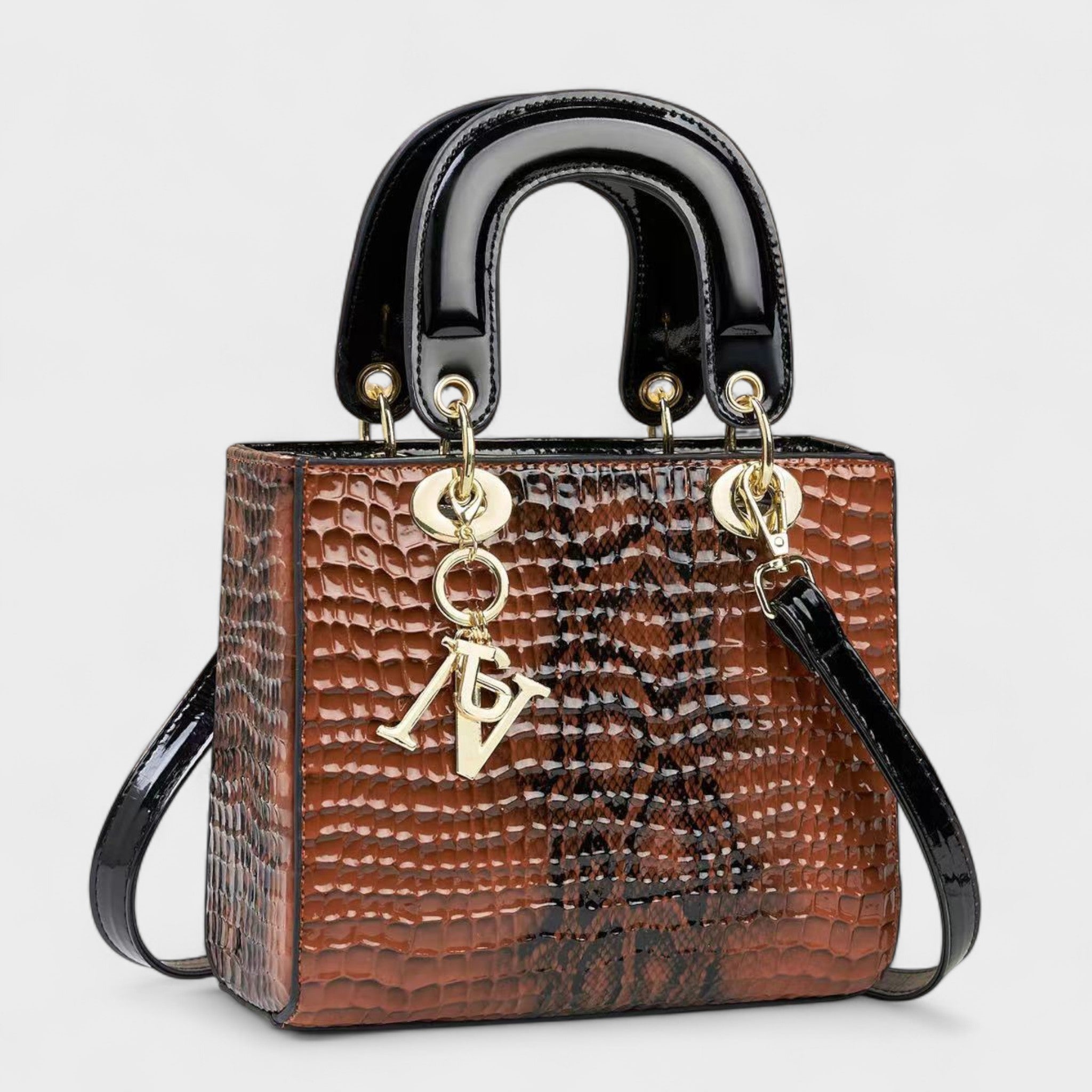 Virena - Croc Luxe Handbag