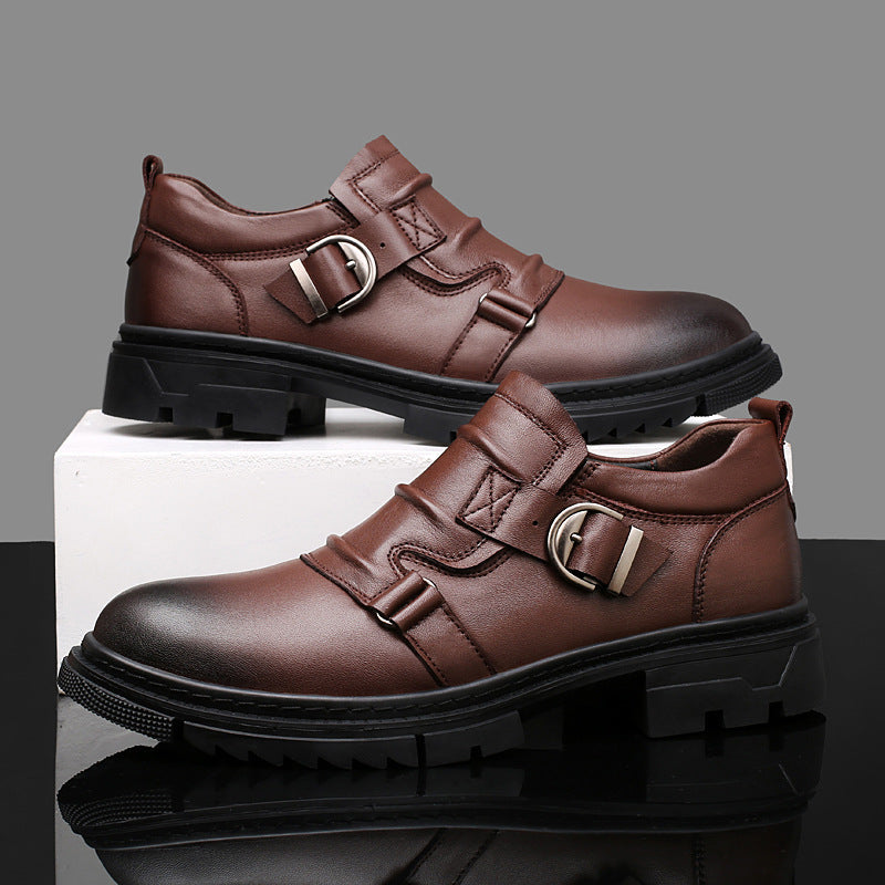 Nox - Double Strap Leather Shoes
