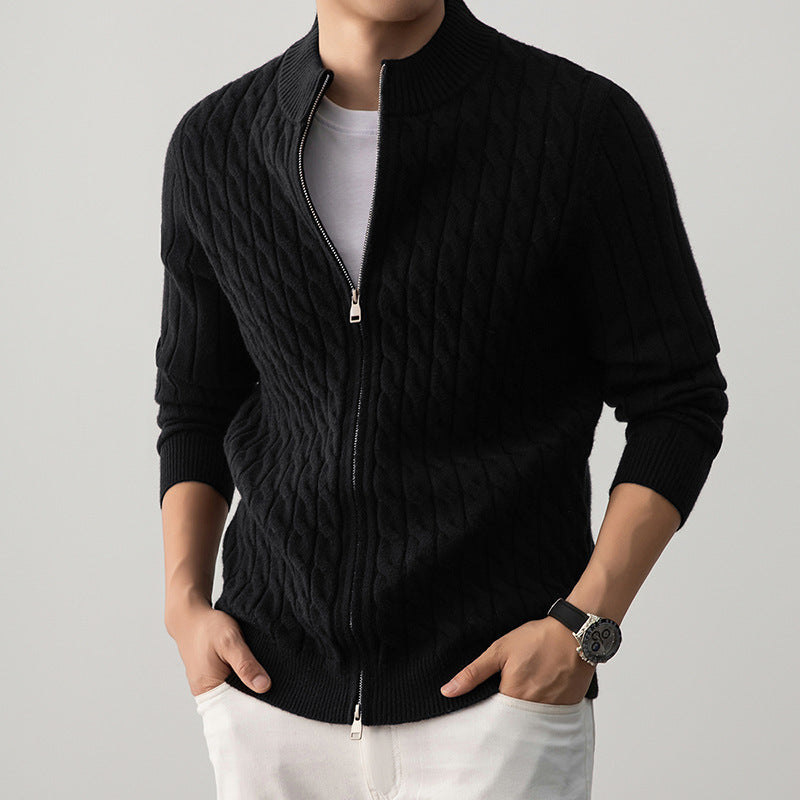 Lyon - Zip Cable Knit Jacket