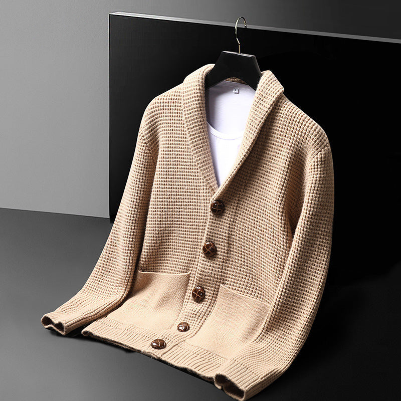 Eldon - Shawl Collar Knit Cardigan