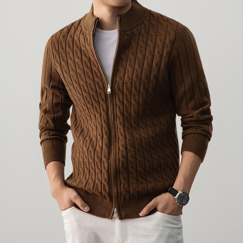 Lyon - Zip Cable Knit Jacket