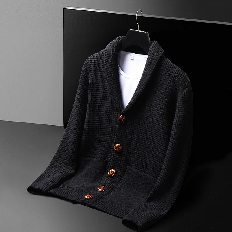 Eldon - Shawl Collar Knit Cardigan