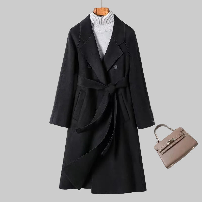 Alyra - Classic Belted Coat