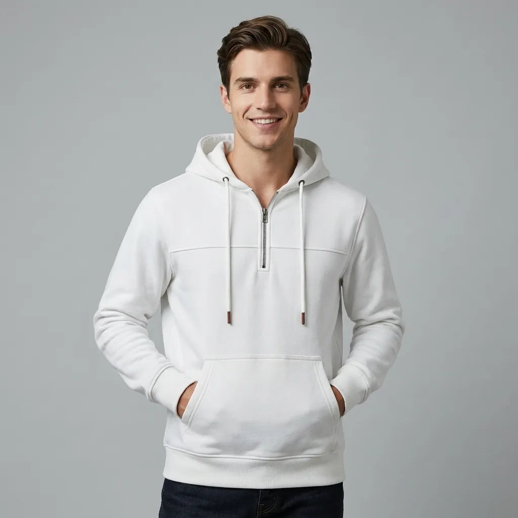 Stylová bunda s kapucí na zip