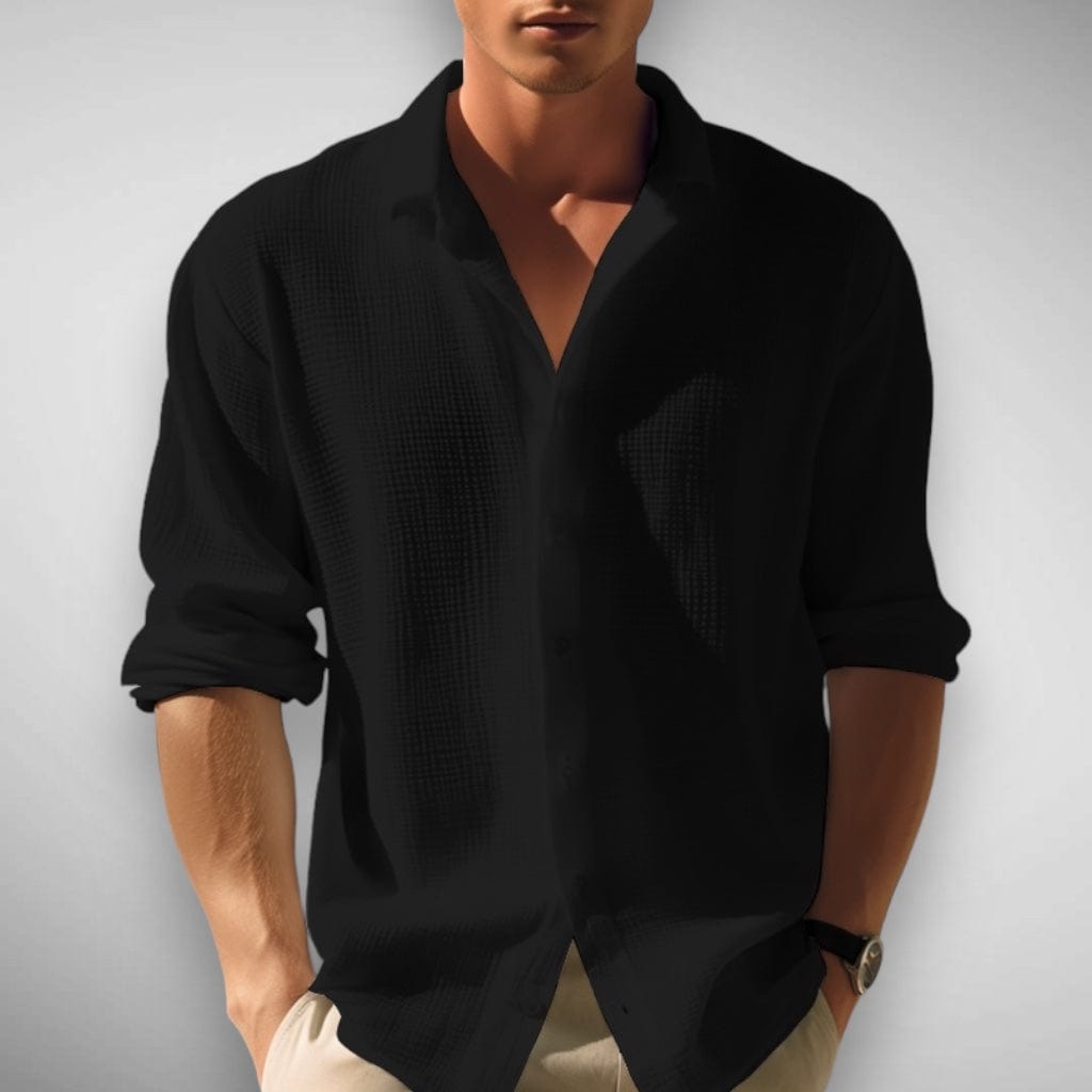 Mateo - Lightweight Casual Textured Shirt