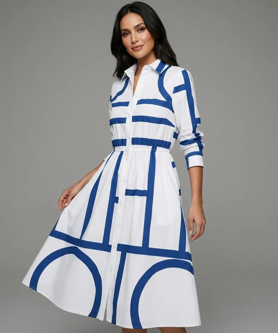Monéra - Graphic Shirt Dress