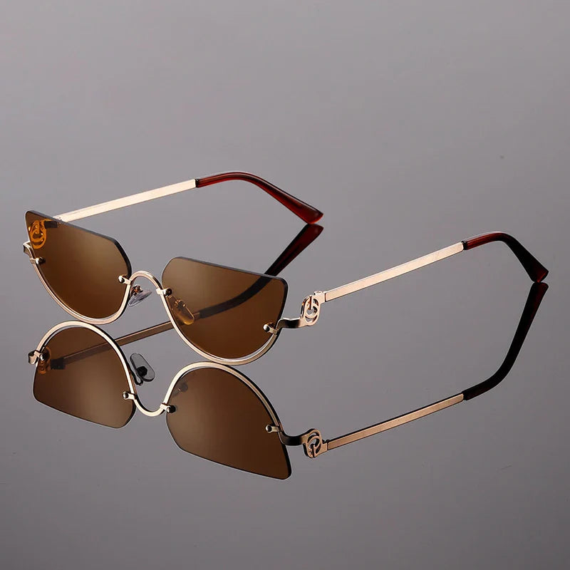 Lumira - Rimless Edge Sunglasses