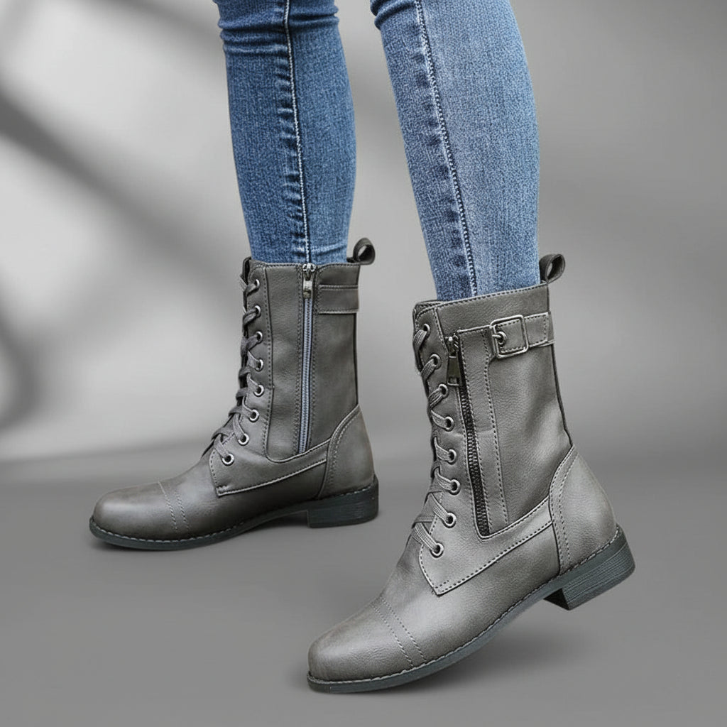 Ravyn – Combat Lace-Up Boots