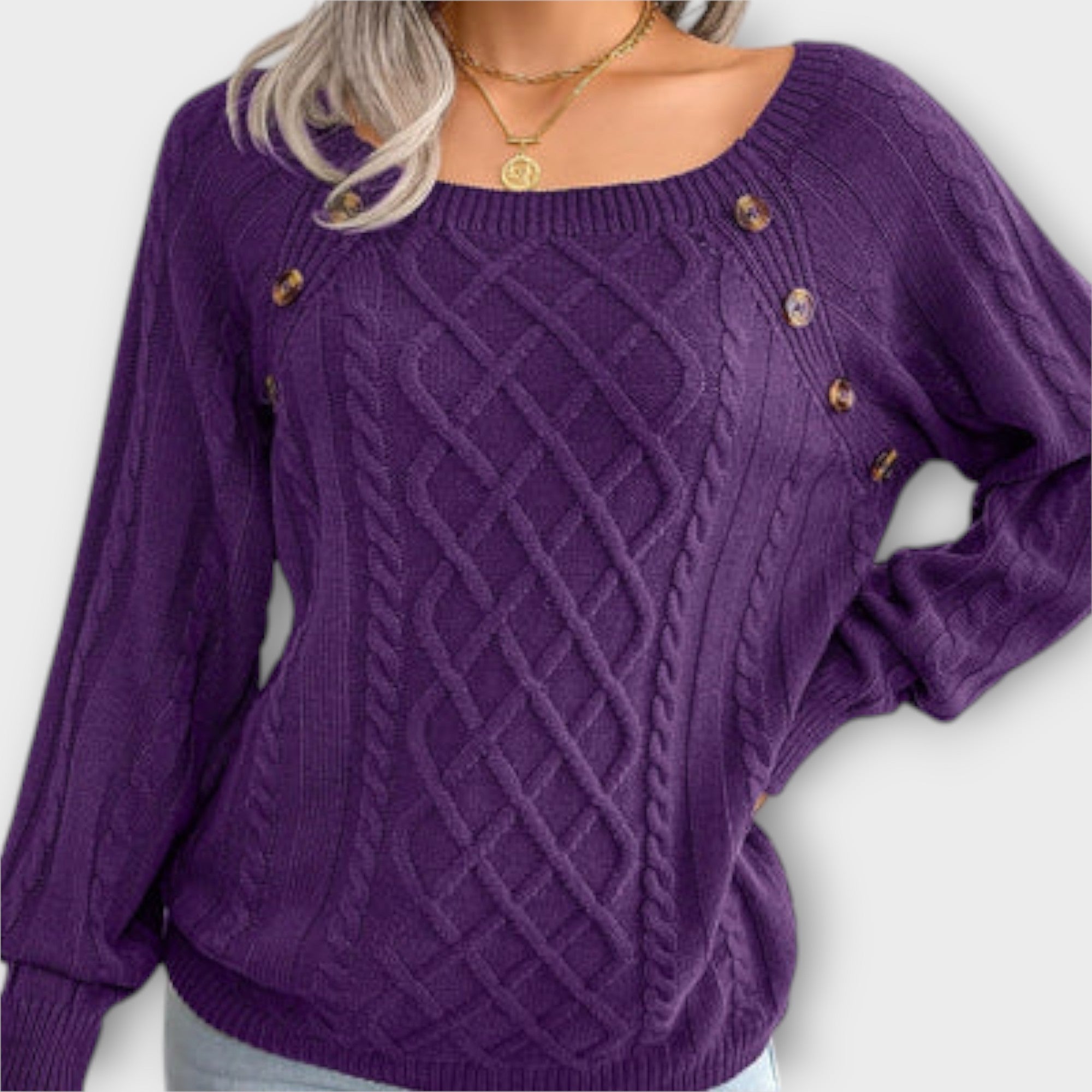 Malia - Buttoned Sweater