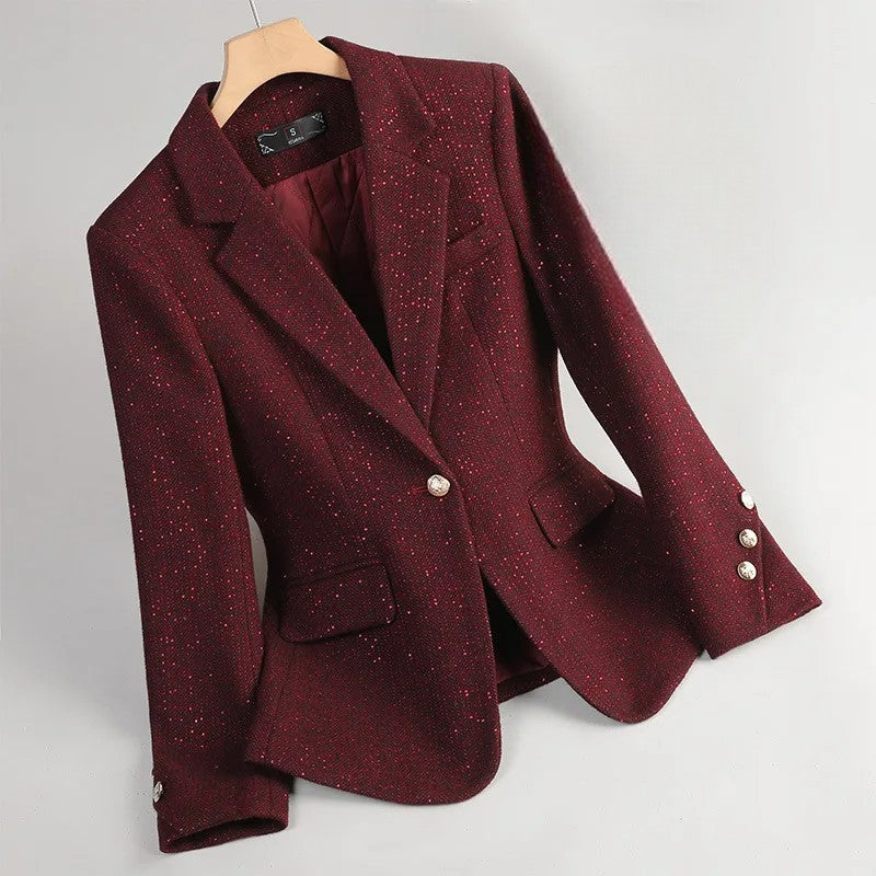 Velora - Sparkle Tailored Blazer