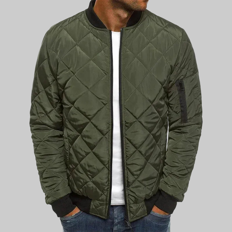 Kade - Quilted Bomber Jacket