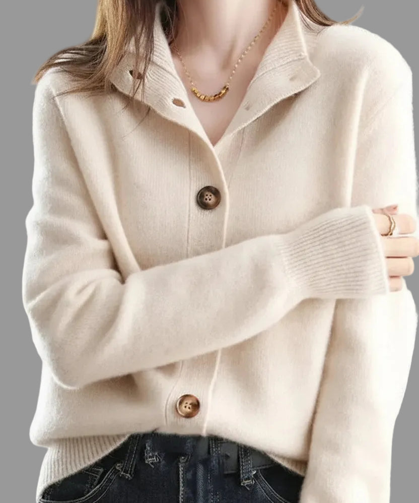 Althea – Soft Knit Button Cardigan