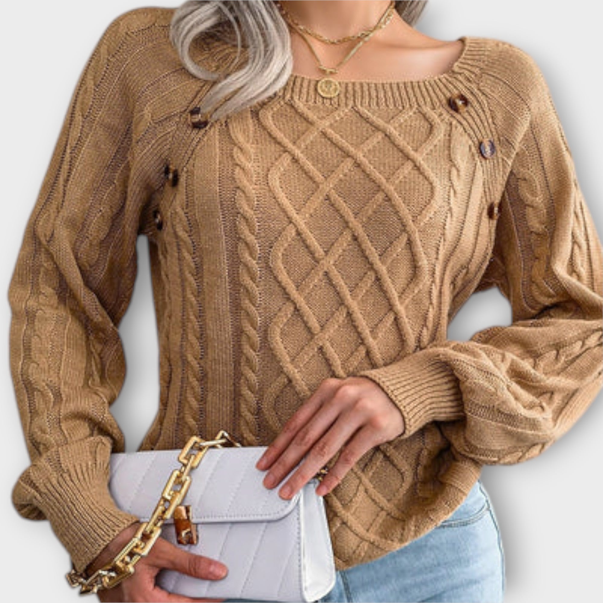 Malia - Buttoned Sweater