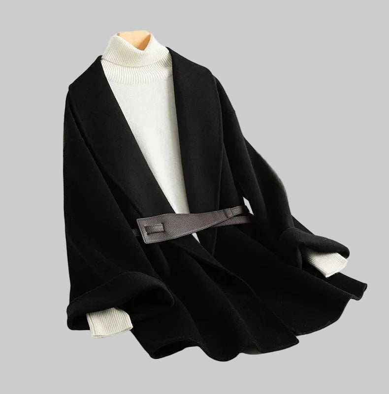 Elvia - Belted Wrap Coat