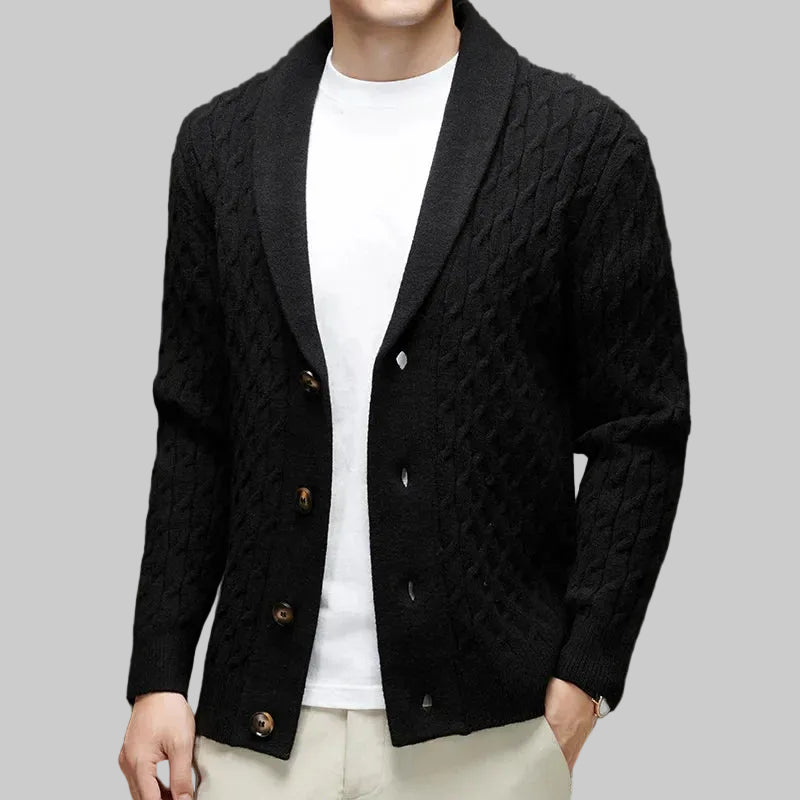 Theo - Cable Knit Cardigan