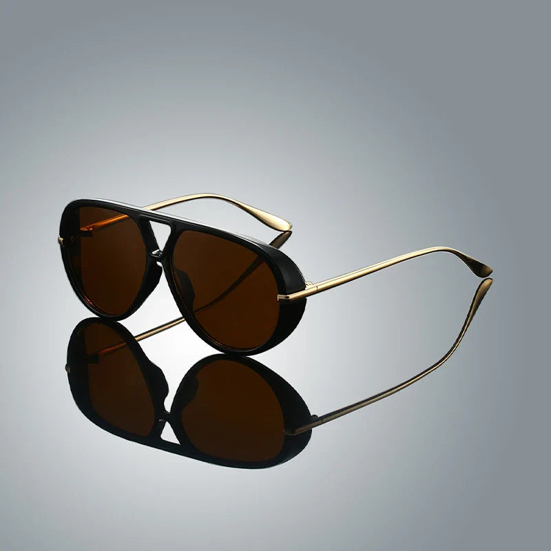 Solix - Amber Aviator Sunglasses