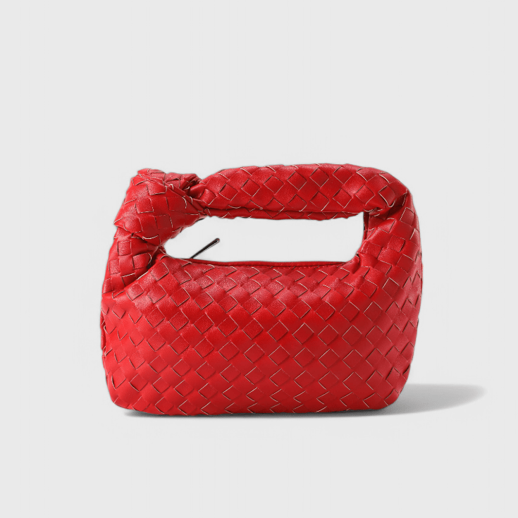 Aurelia – Golden Woven Knot Bag