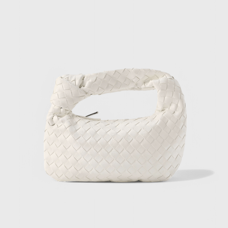 Aurelia – Golden Woven Knot Bag