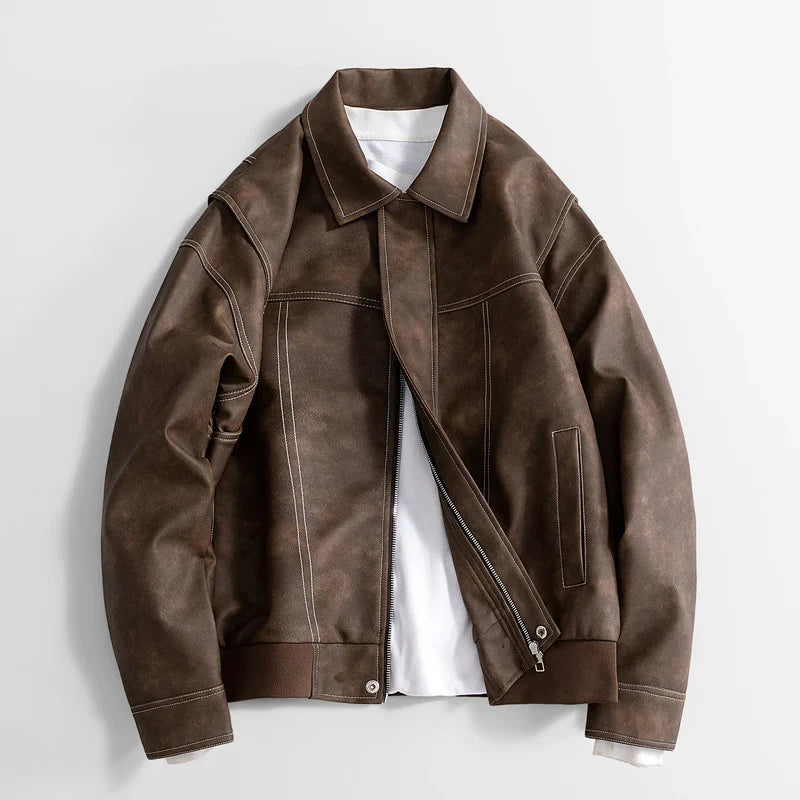 Kairo - Oversized Leather Jacket
