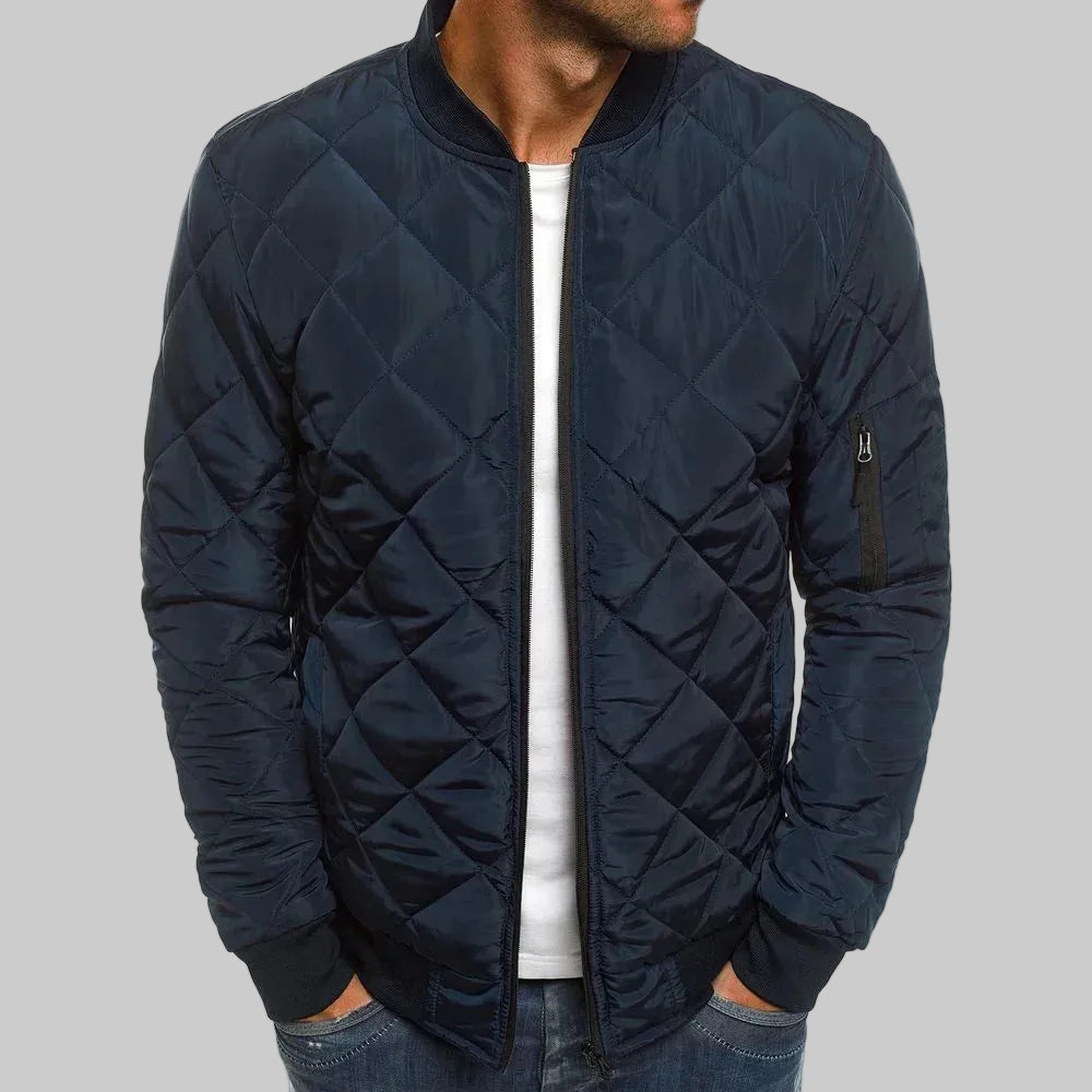 Kade - Quilted Bomber Jacket