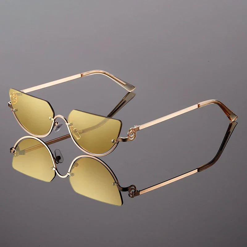 Lumira - Rimless Edge Sunglasses
