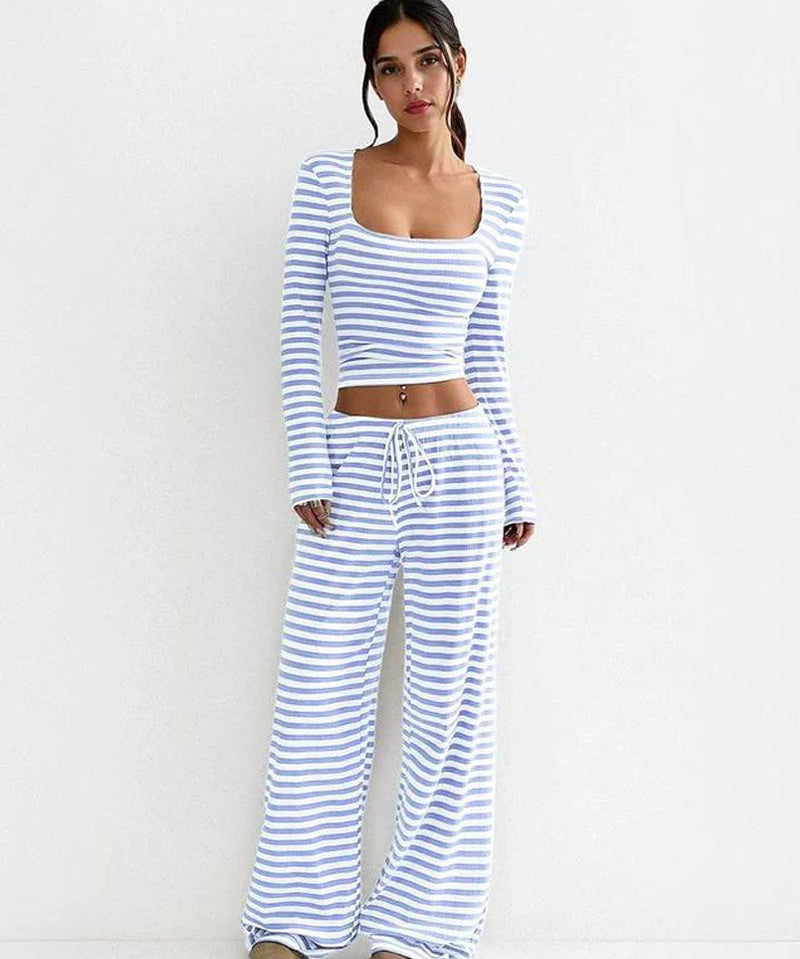 Calira – Stripe Lounge Set