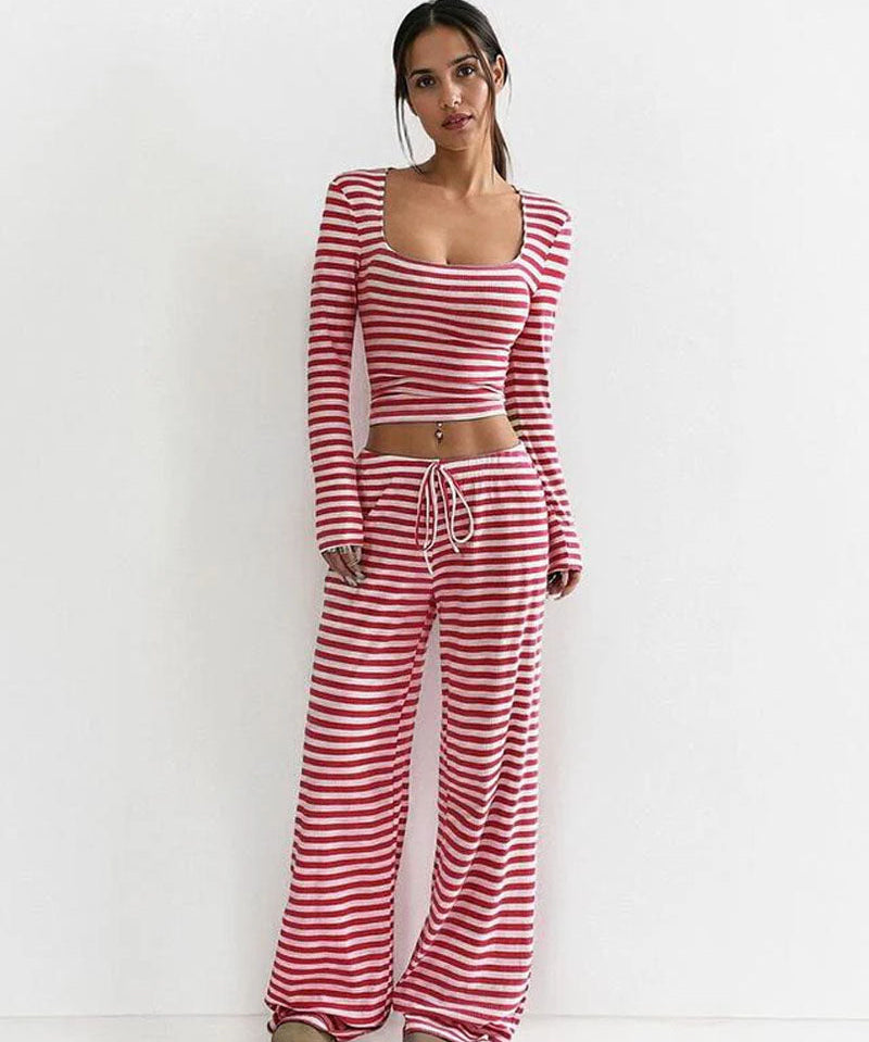 Calira – Stripe Lounge Set