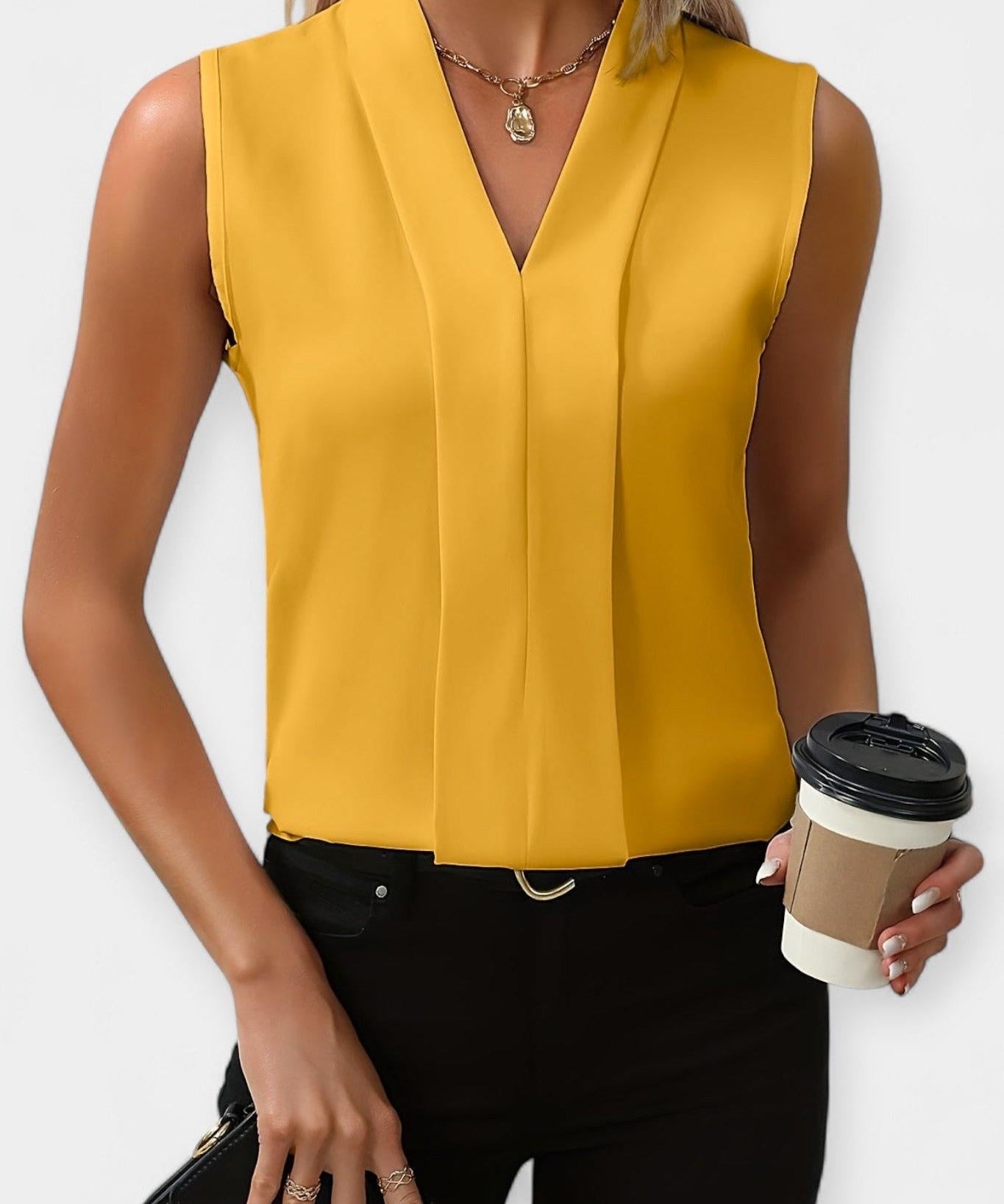 Elira – Minimal Sleeveless Blouse