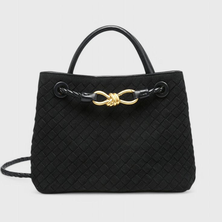 Solenne – Woven Signature Tote Bag