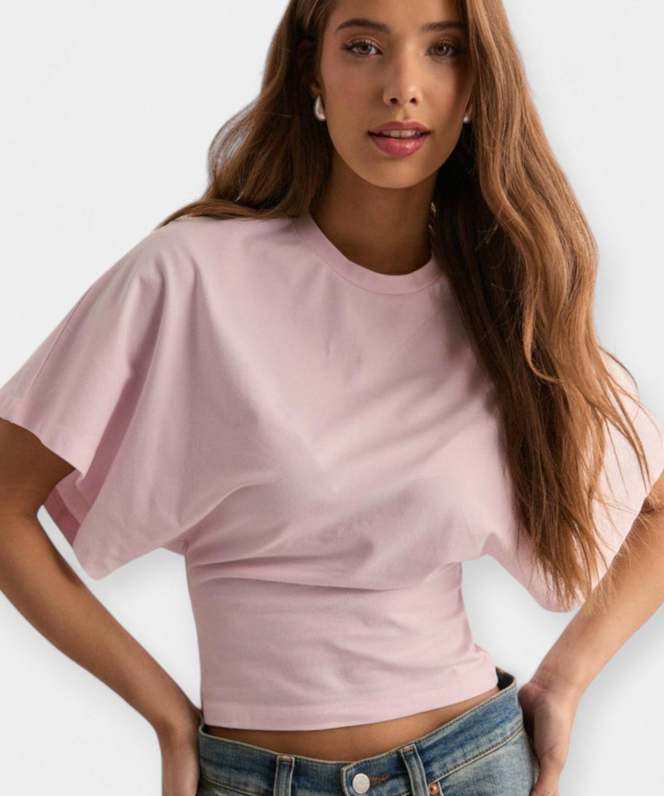Kaelis – Wrapped Waist Cropped Top