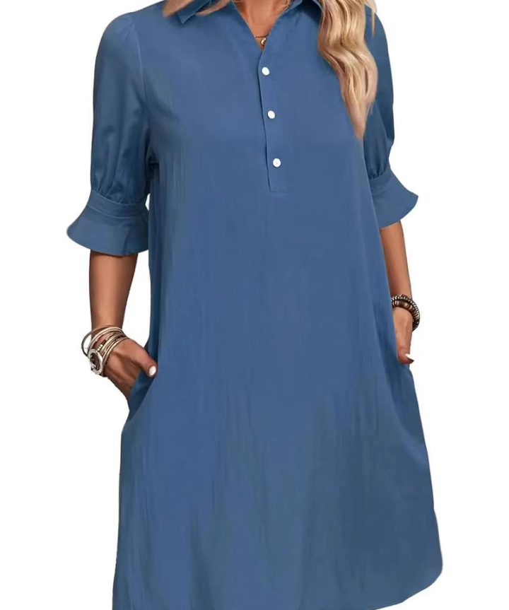 Noiréa – Effortless Flow Shirt Dress